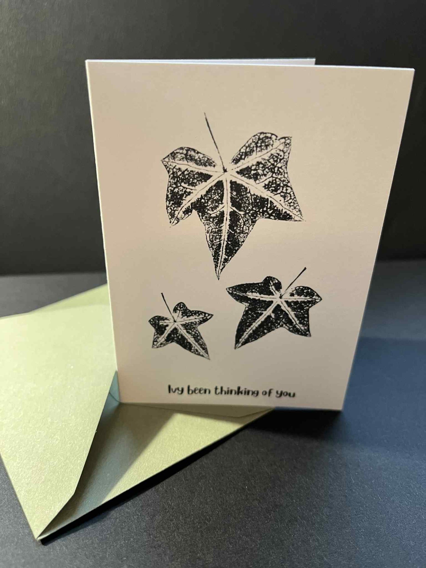 Mini 'Pun' Card - Ivy Been Thinking