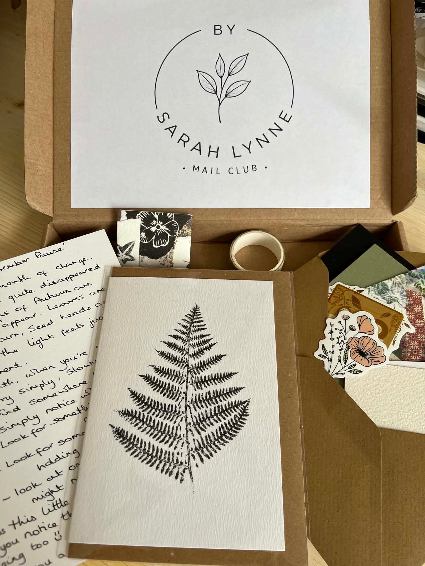 By Sarah Lynne Mail Club