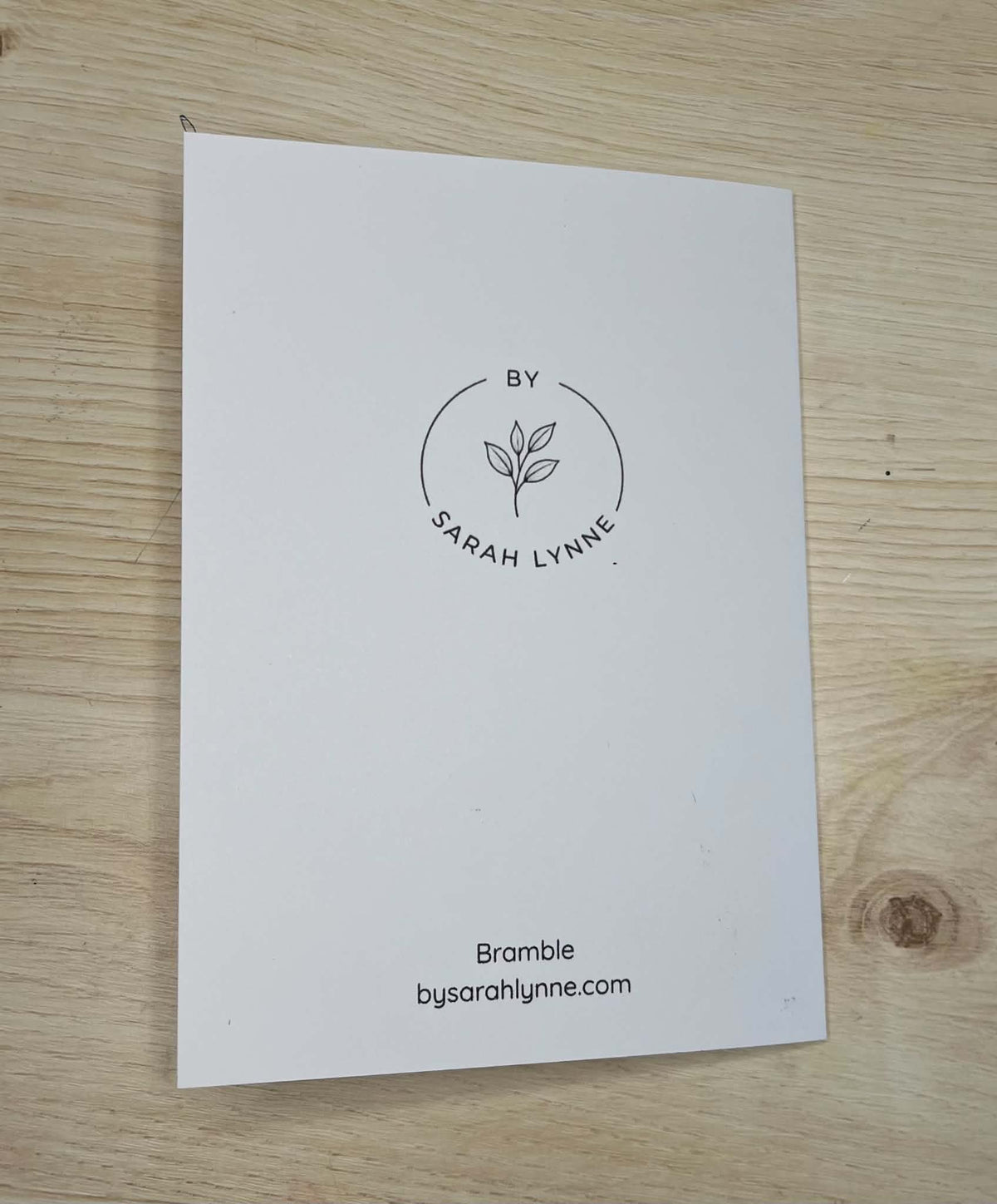 Bramble Patterned Card