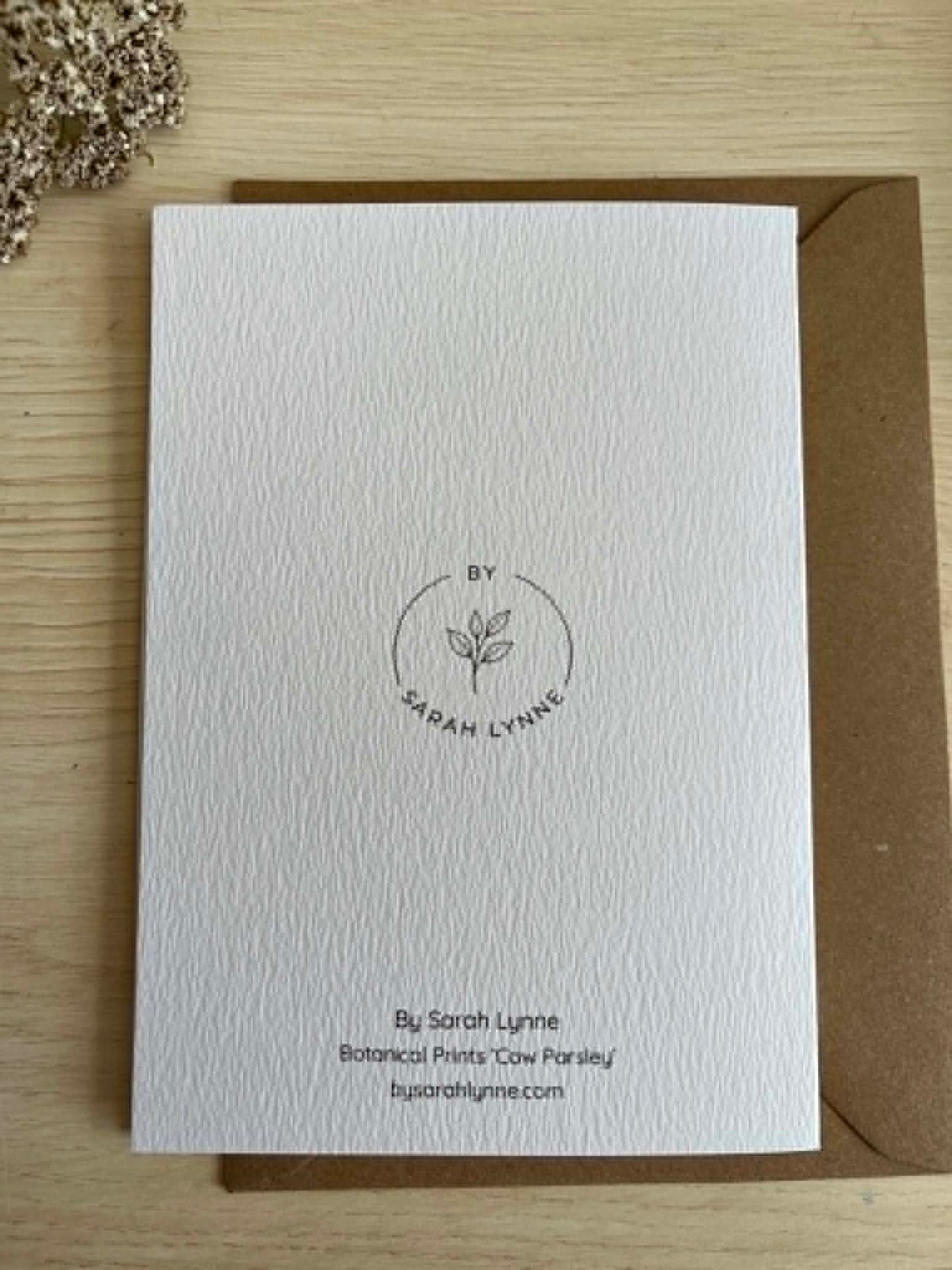 Cow Parsley Card