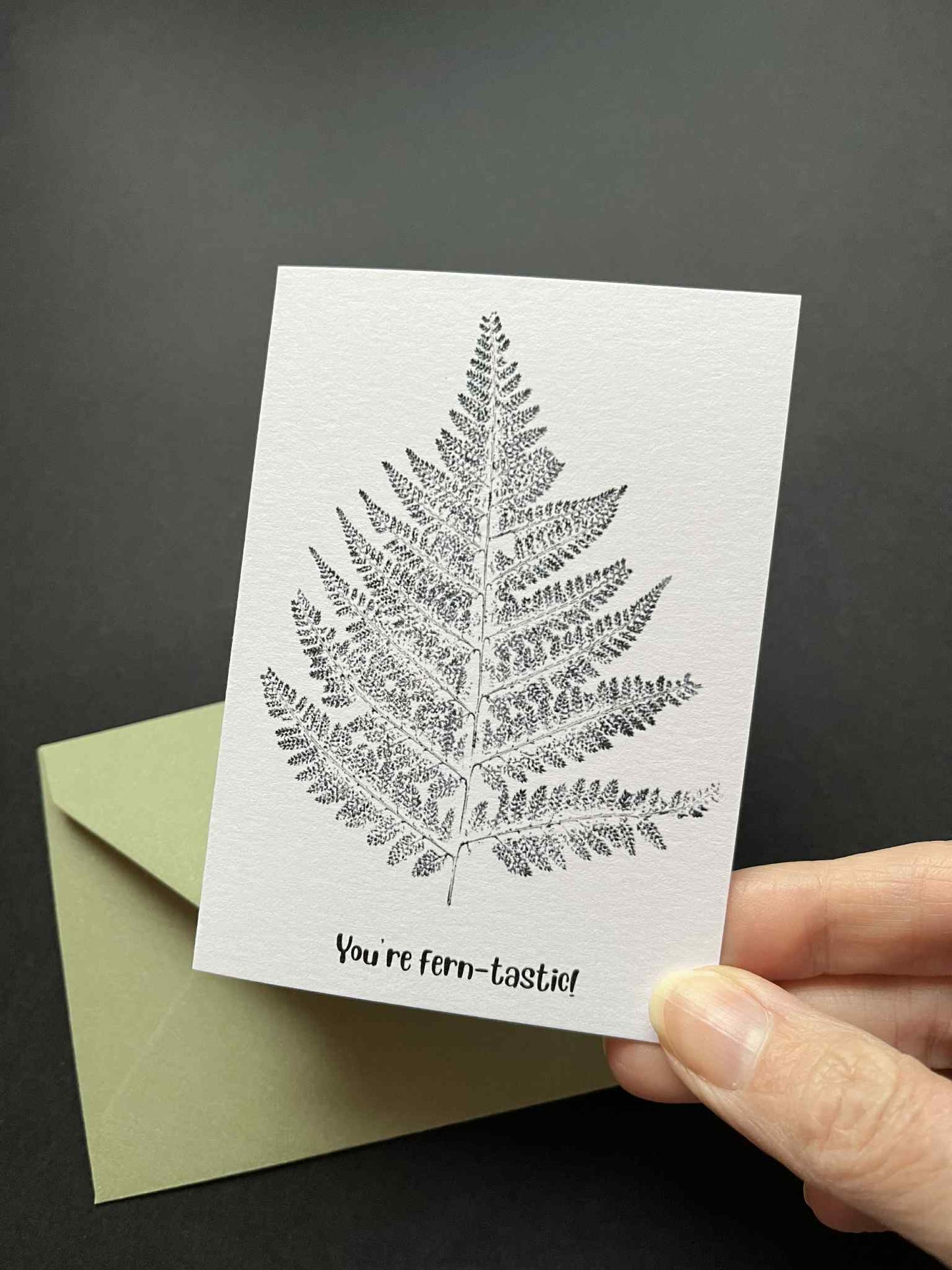 Mini 'Pun' Card - You're Ferntastic