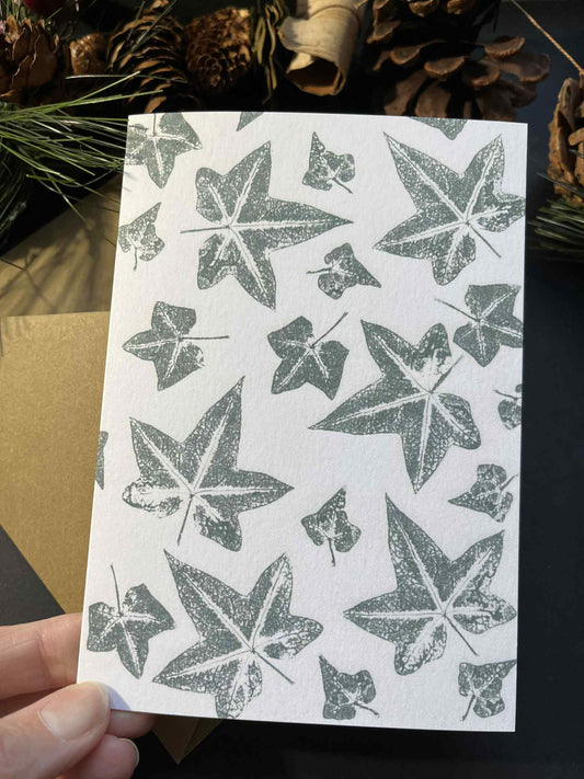 Forest Leaves Greetings Card - Ivy