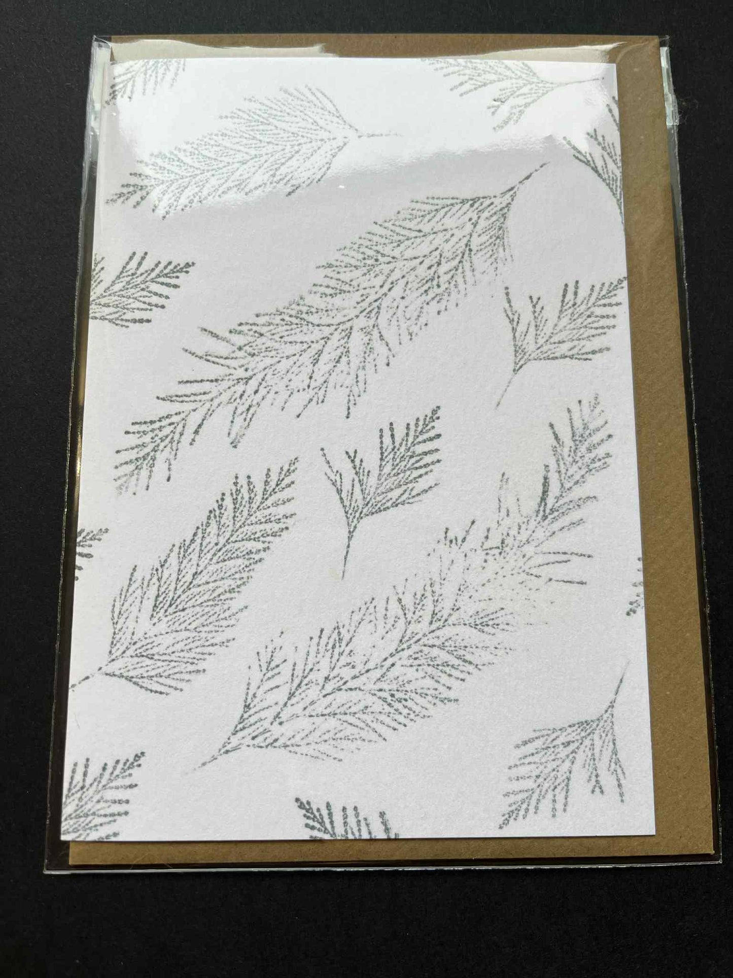Forest Leaves Greetings Card - Cypress