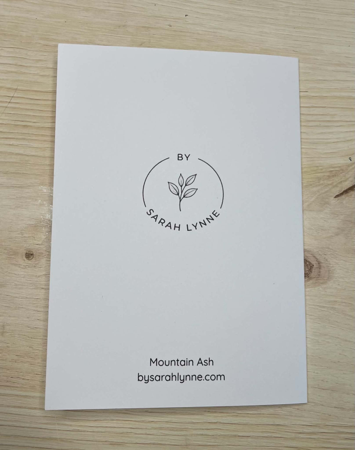 Mountain Ash Patterned Card