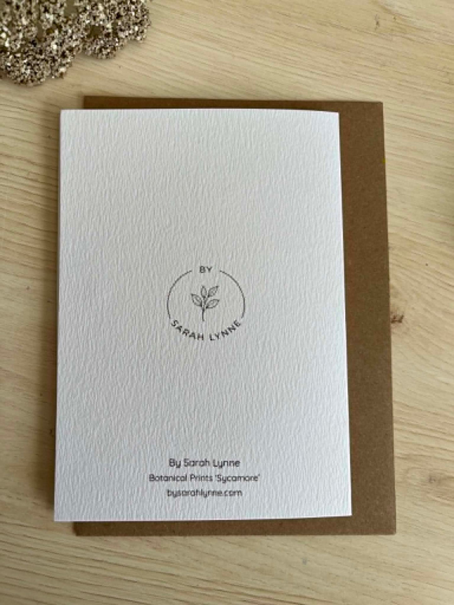Sycamore Card