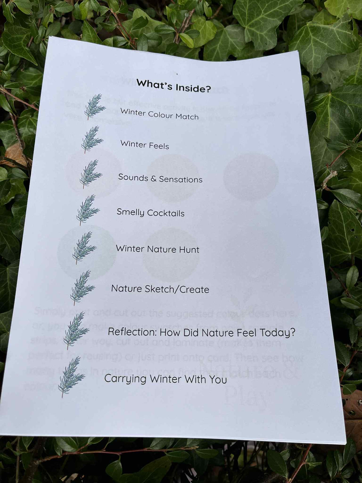 Nature & Play Winter Pack