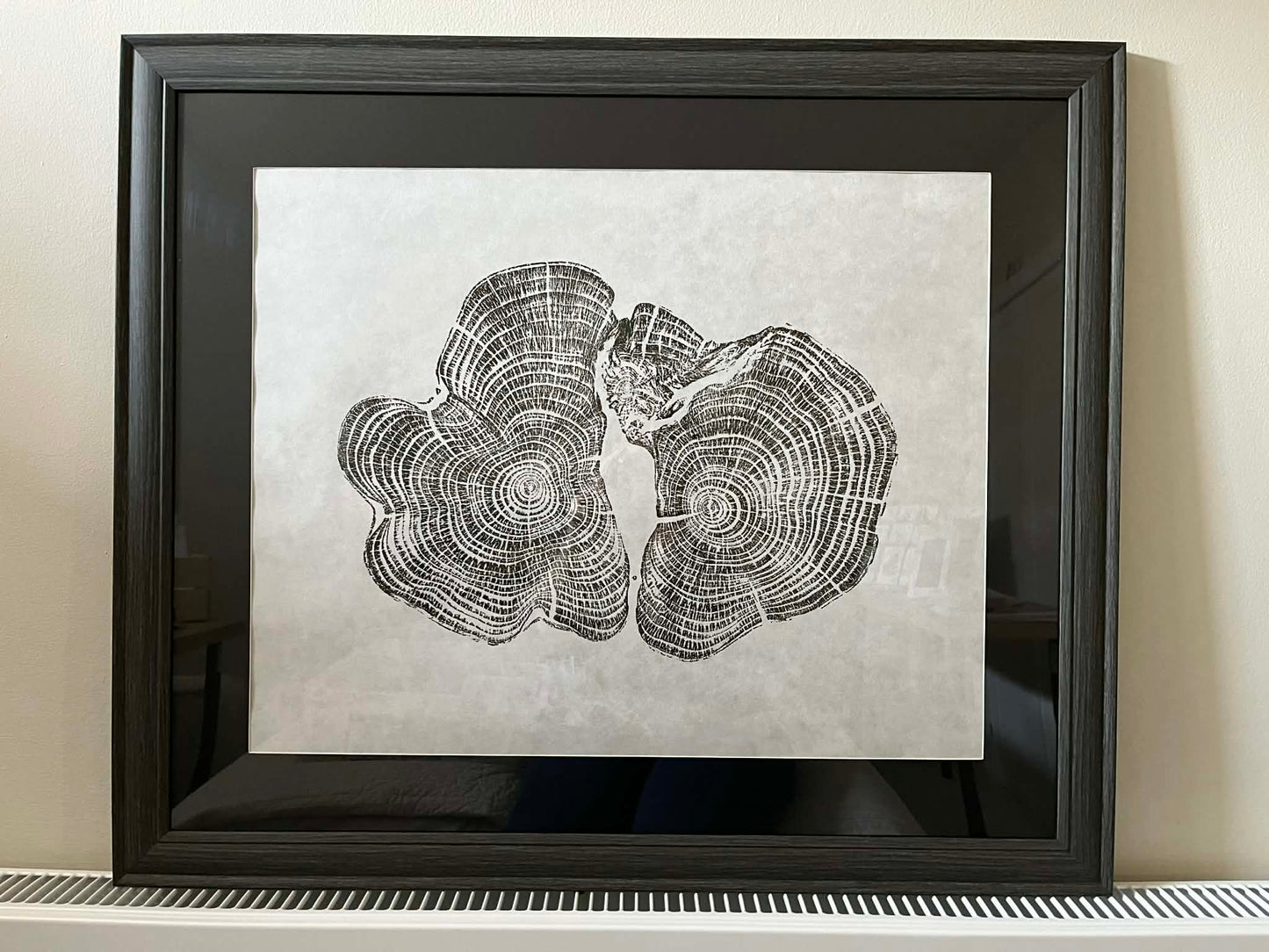 Life Size Tree Ring Original - Yew #1